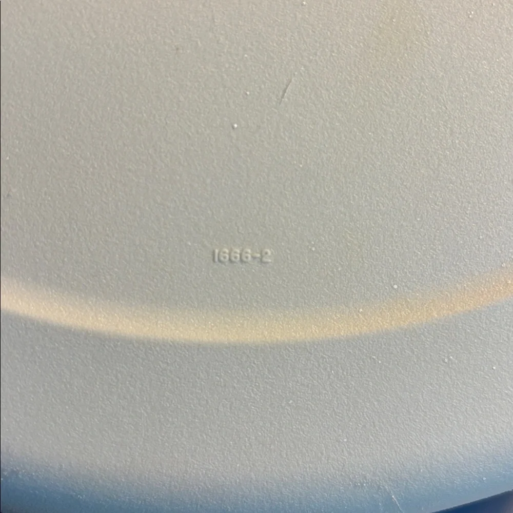 Tupperware Cream Divided Serving Platter 1666-2, 1665-2